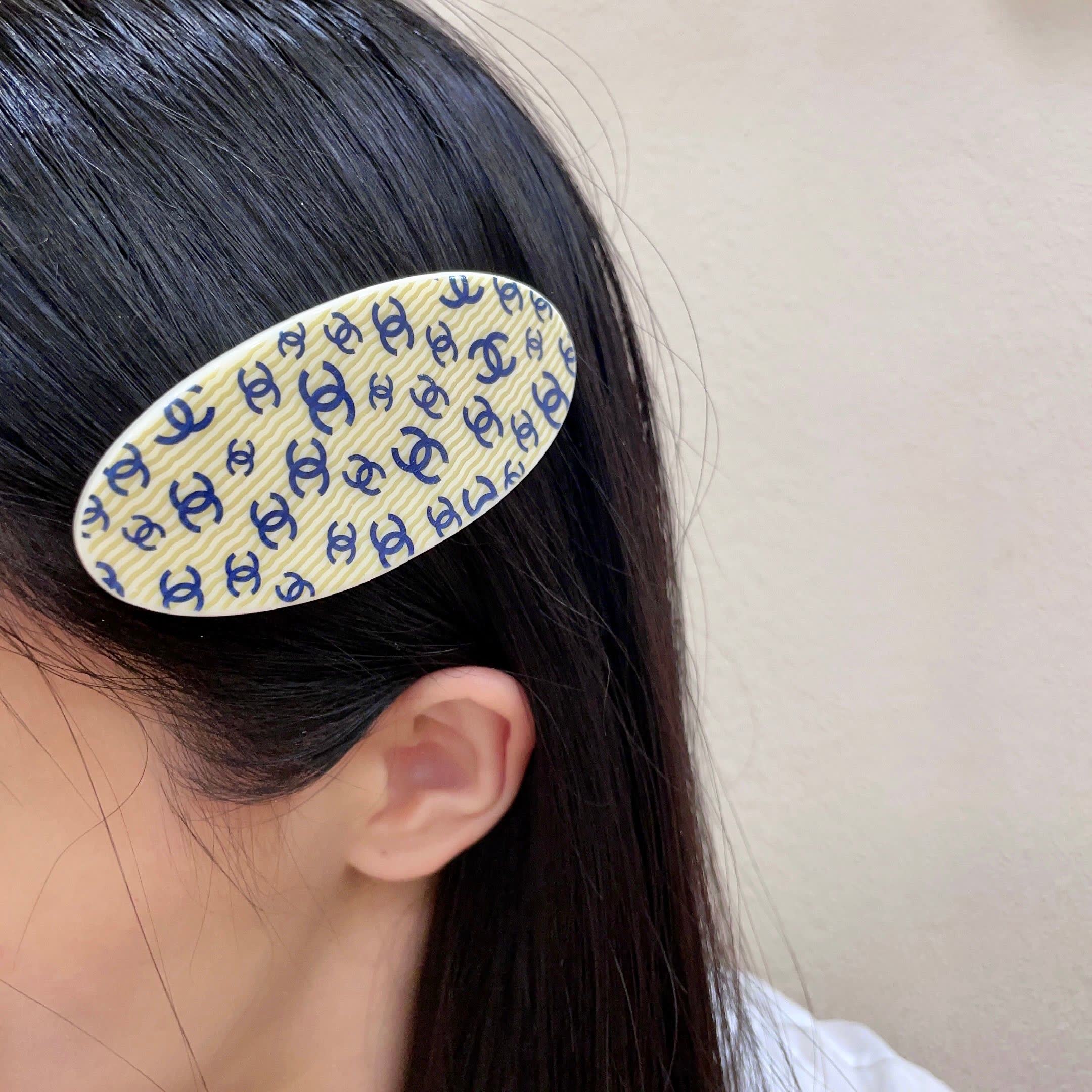 Chanel Patterned Hair Clip